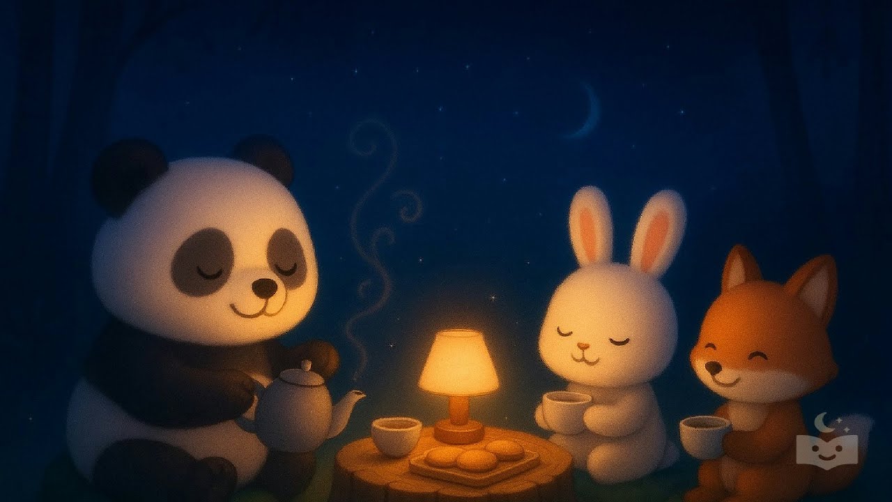Panda's Dreamy Bedtime Tea Party 🌙🐼 Gentle Sleep Lullaby by BrightTales Sleep