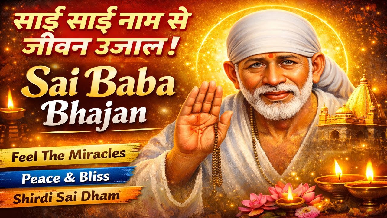 Sai Baba Bhajan | साईं साईं नाम से जीवन उजाल | Peaceful Sai Baba Devotional Song | Shirdi Sai