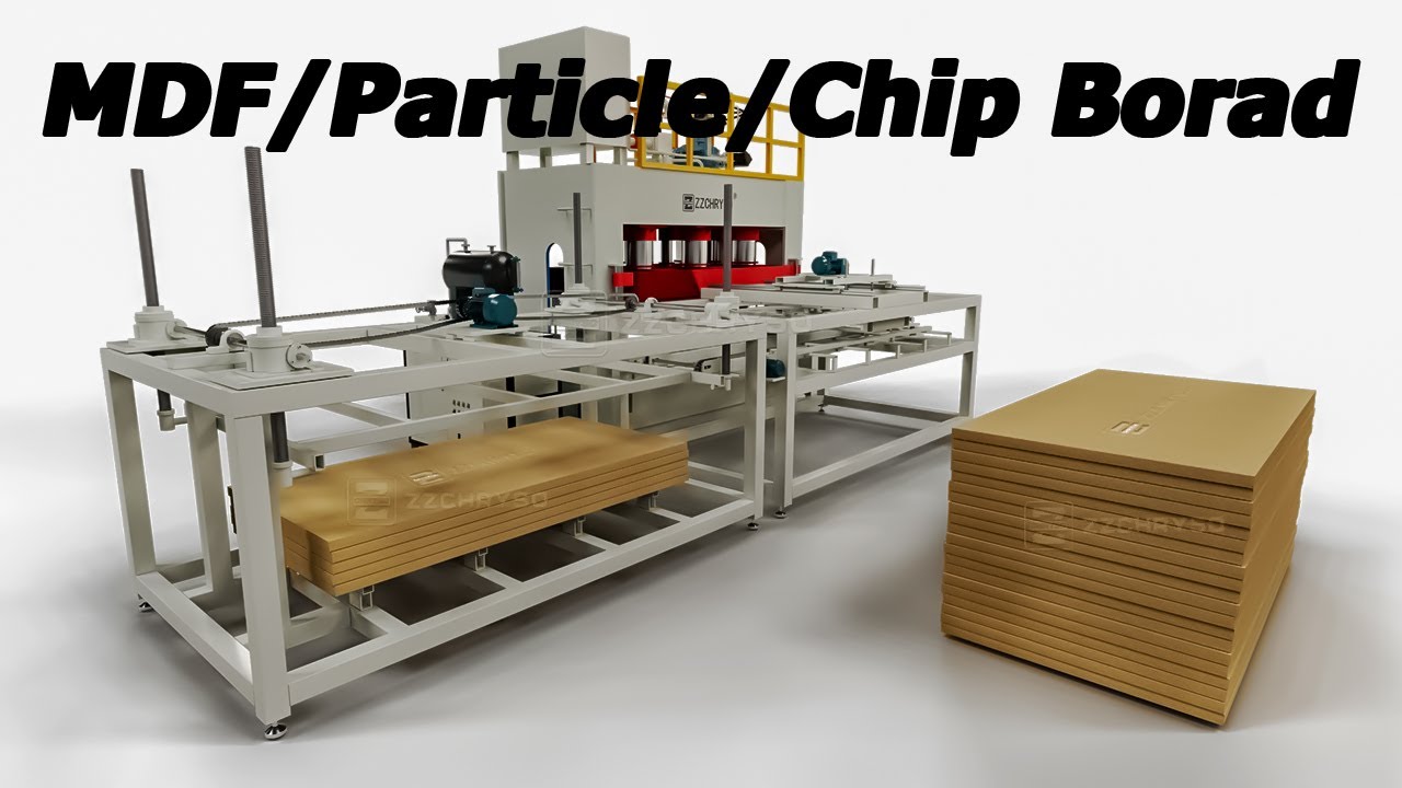 MDF/Particle/Chip Borad are MADE by this Hydraulic Press Machine