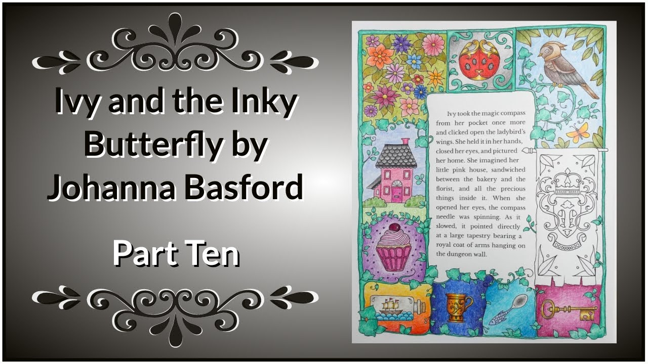 Ivy and the Inky Butterfly by Johanna Basford - Object Border (Part 10)