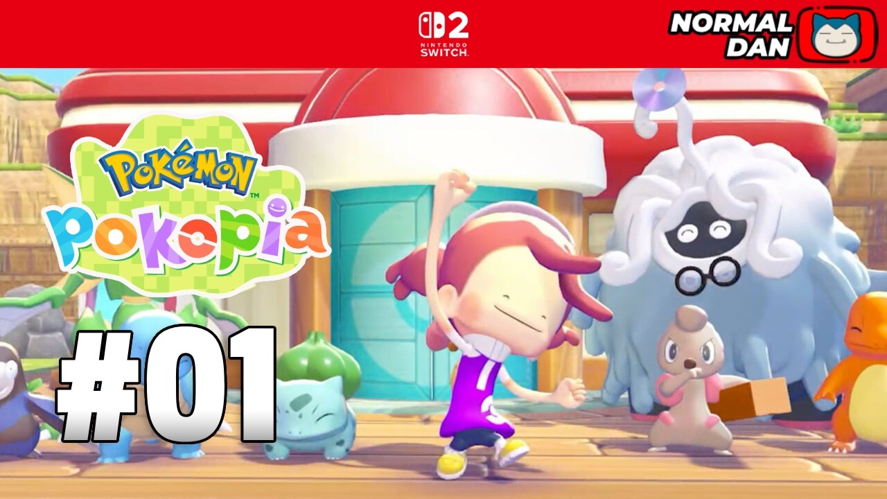 Pokémon Pokopia #01 - Construindo Meu Paraíso Pokémon! (Primeira Hora)