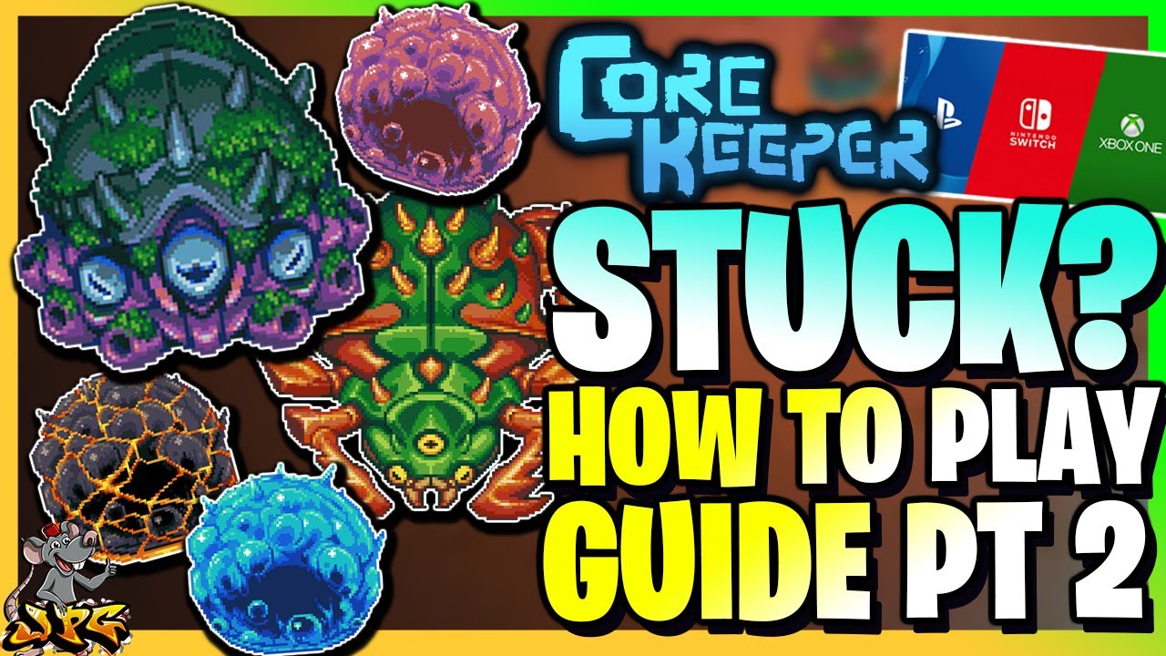 CORE KEEPER - Stuck? How To Play Part 2! Sunken Sea/Desert Guide, Bosses & More Tips