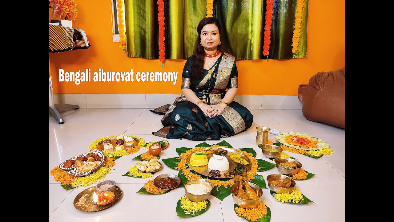 আইবুড়ো ভাত কেনো খাওয়ানো হয়  I Bengali aiburovat ceremony  I Aiburo bhat menu/Aiburovat Decoration