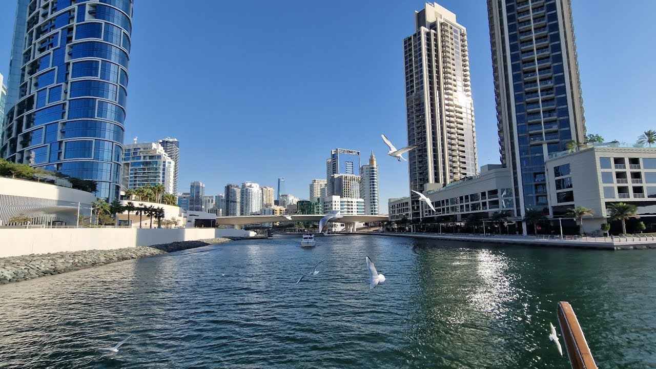 DUBAI *RIU*4*,День второй,ОбзорнаяЭкскурсия по каналу,район MARINA(первая часть)