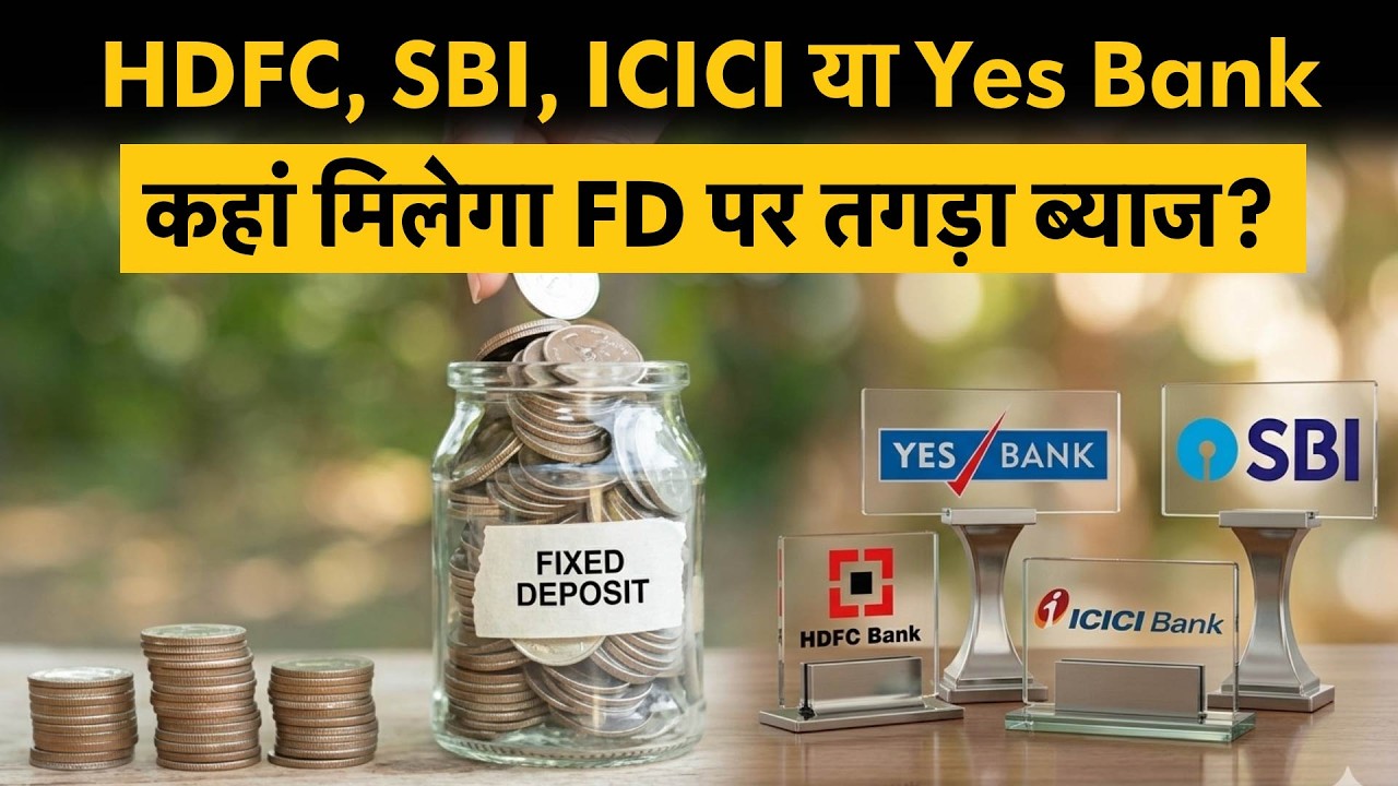 SBI, HDFC, ICICI या Yes Bank, FD पर कौन सा Bank दे रहा है सबसे ज्यादा ब्याज ?