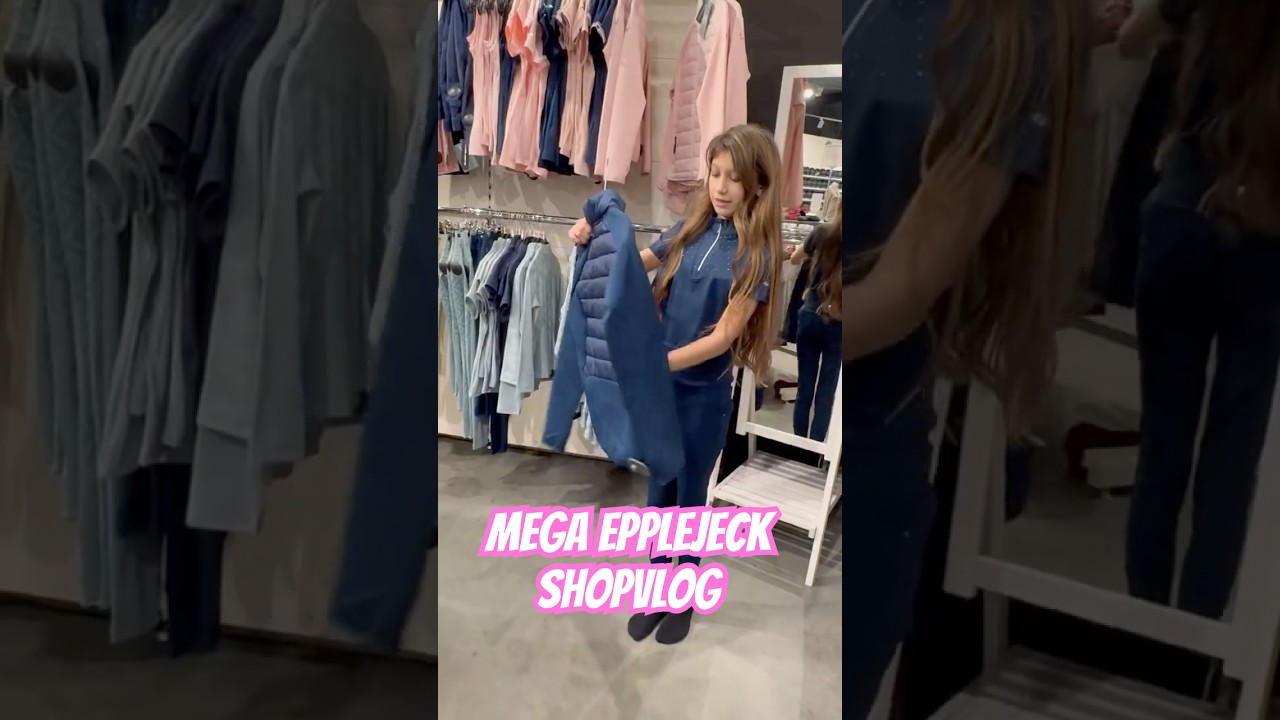 Epplejeck shopvlog *samenwerking #epplejeck #paardrijden #lavalencio #paardenmeisje #horsetok