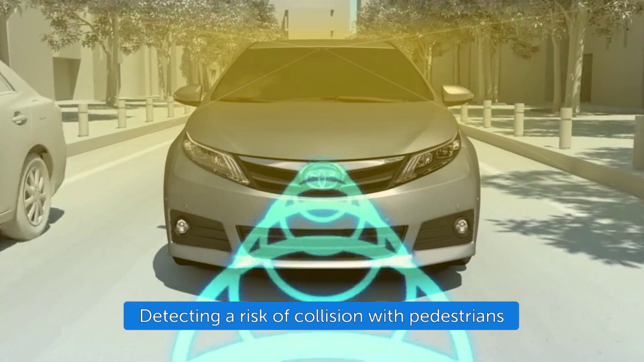 Toyota Safety Sense P - Pre Collision System with Pedestrian Detection