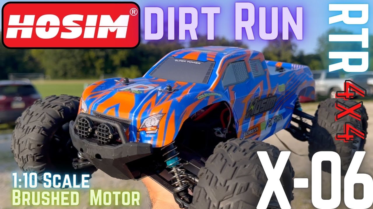 Hosim X06 1/10 Scale RC Truck RTR - Dirt Run
