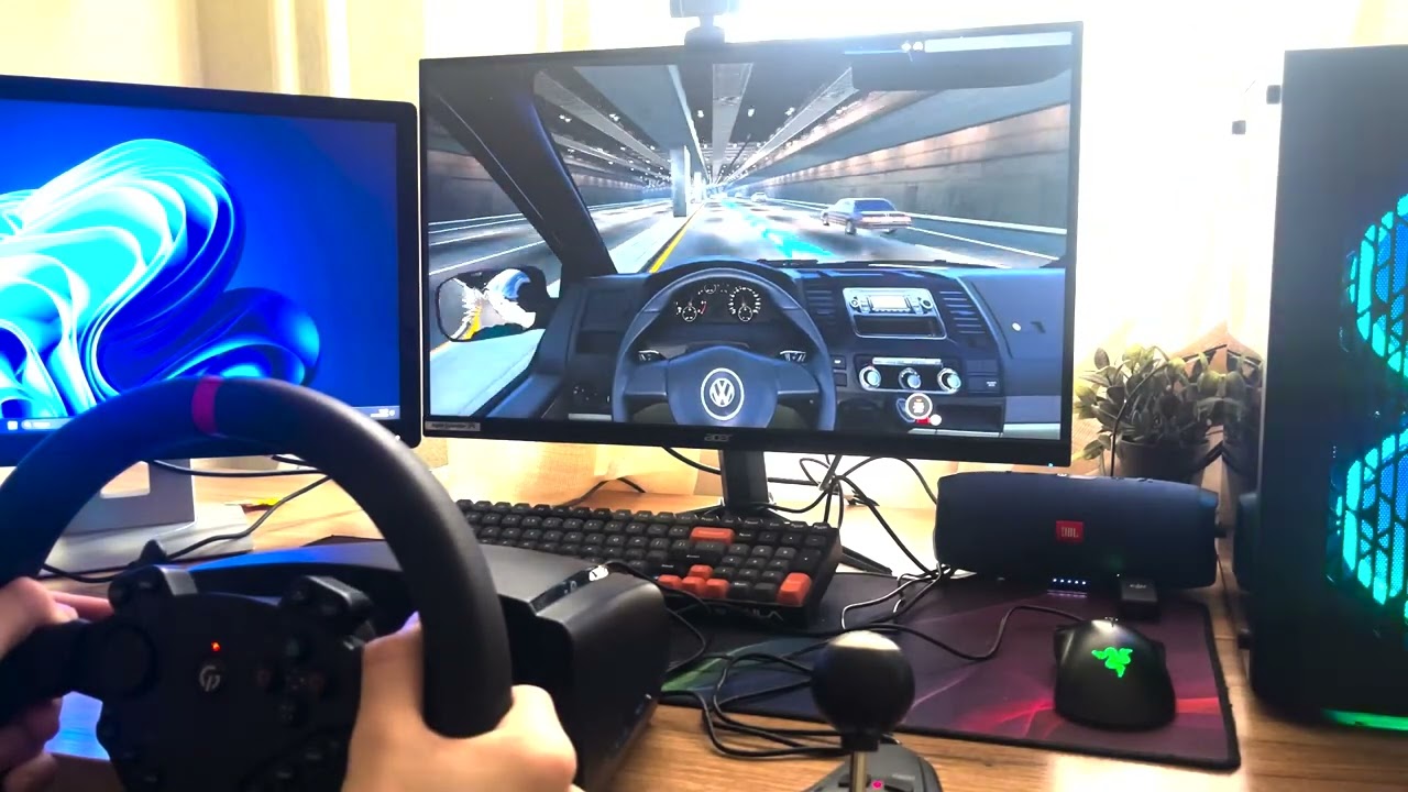 VOLKSWAGEN with a Steering Wheel | BeamNG.drive