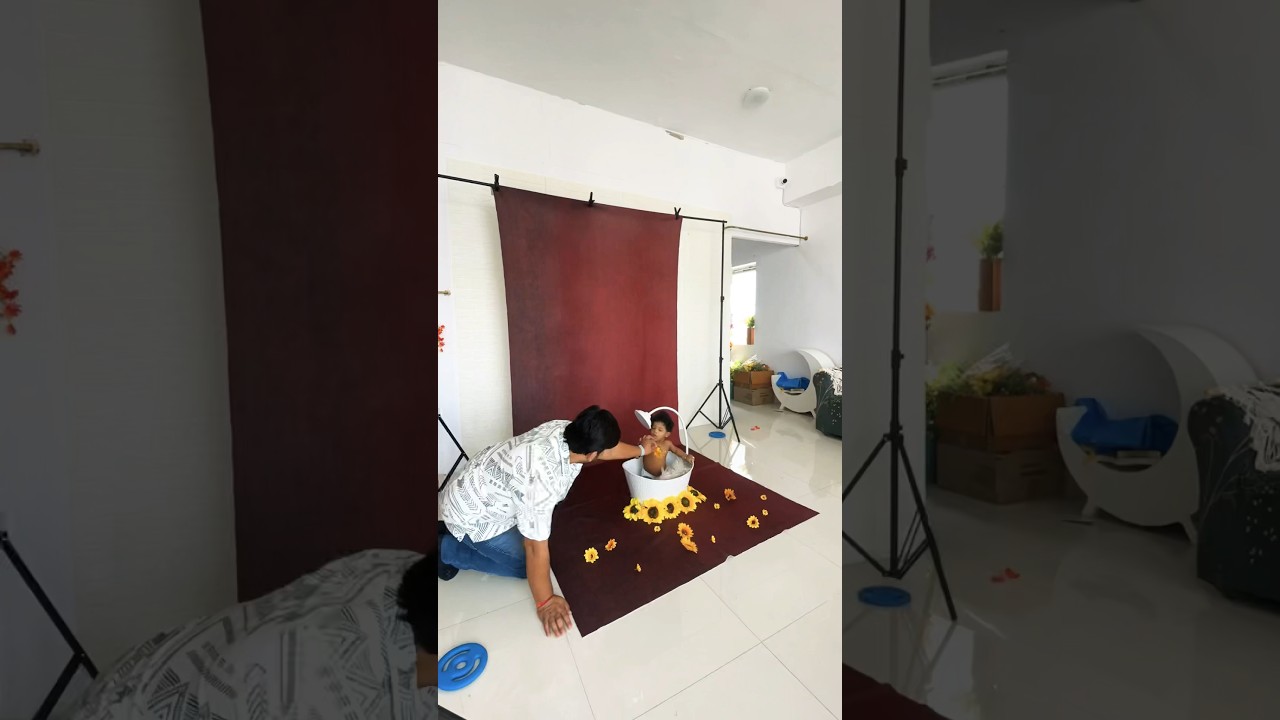 ￼ Best studio shoot at Hyderabad #bts #photography #baby