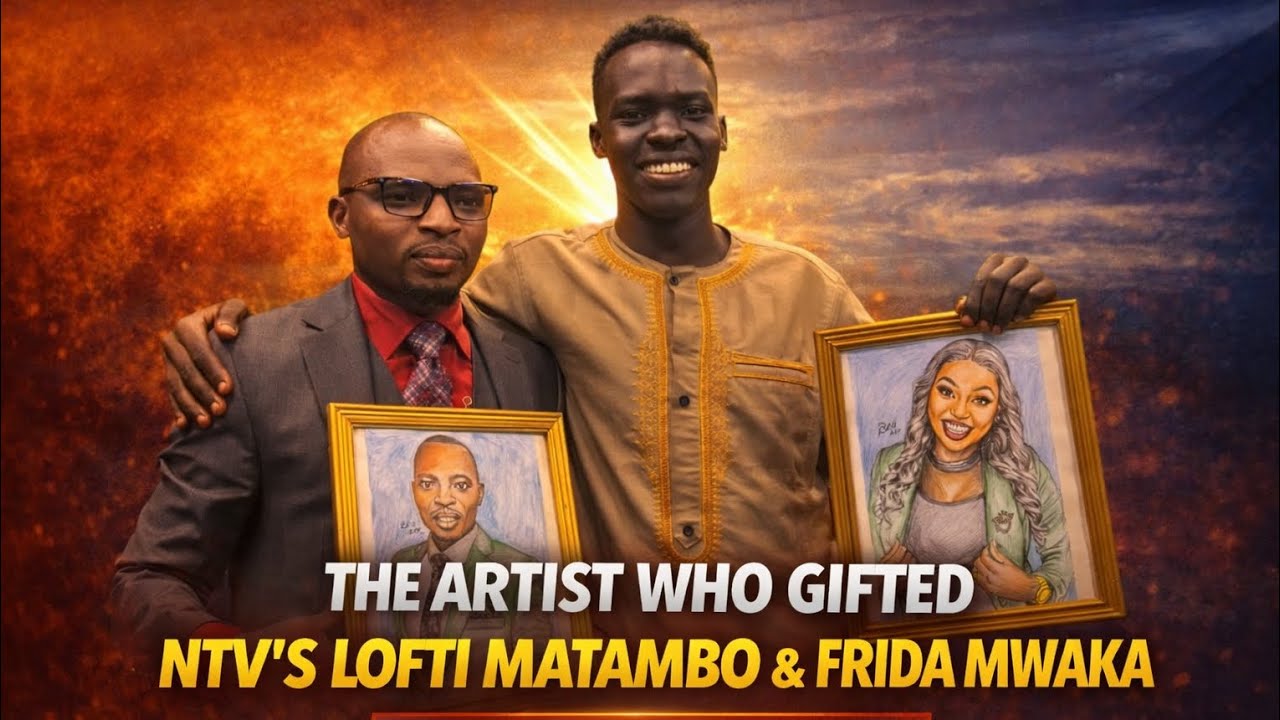 The artist who gifted NTV's Lofti Matambo and Frida Mwaka live on Air speaks