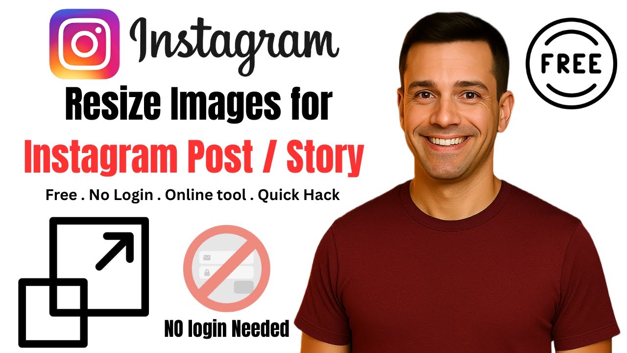 How to Resize Images for Instagram Posts & Stories (Free, Online, No Login – 2025 Guide)