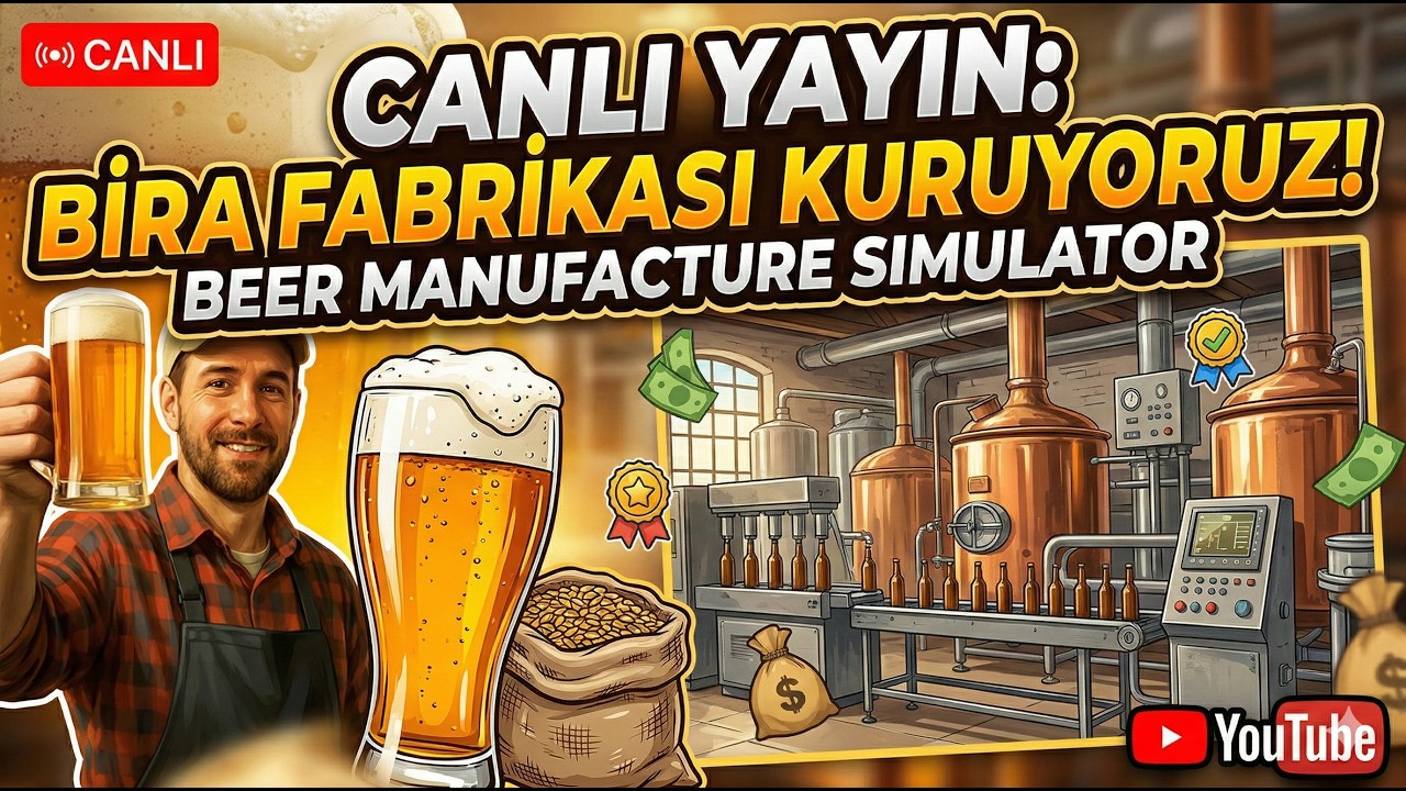 İlk Biramızı Demliyoruz! Batacak mıyız, Çıkacak mıyız? | Beer Manufacture Simulator