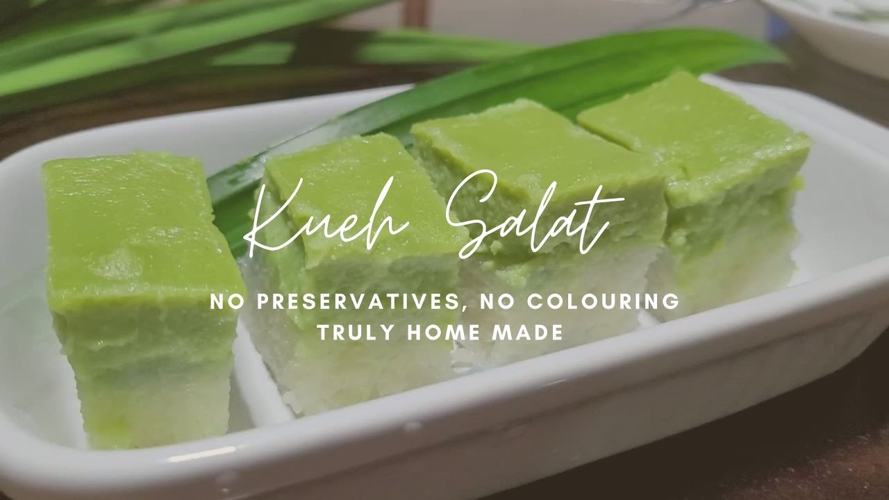 Kueh Salat/ Kuih Seri Muka/ Kaya Kueh - Homemade with NO PRESERVATIVES, NO COLOURING
