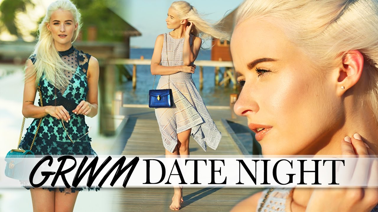 GRWM MALDIVES DATE NIGHT | TWO OUTFIT CHOICES, MAKEUP AND HAIR ad