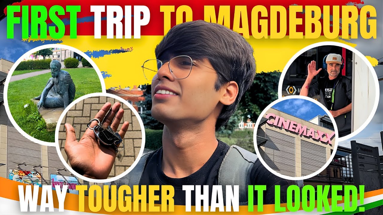 🚉 The Most Unexpected Trip to Magdeburg! 🤯🇩🇪 | First Time In Magdeburg | Life in Germany | MoshVlogs