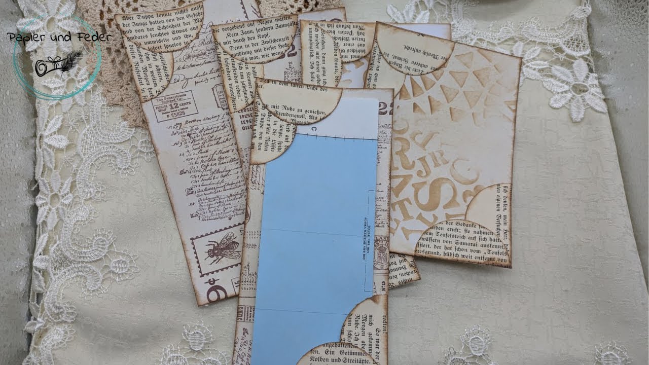 Massenproduktion No. 36 // Pockets mit Tuckspots f&uuml;r Dein Journal //inspiriert von ElkeK.