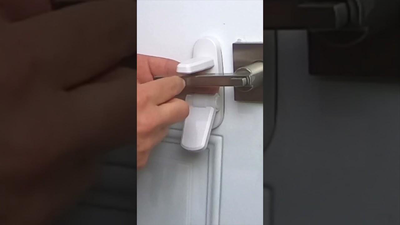 Childproof Door Lever Lock - quick safety