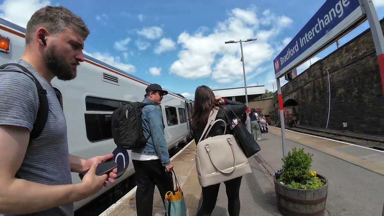 Journey from Bradford interchange to LEEDS in train