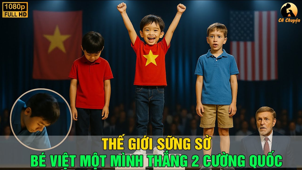 Triều Tiên Sững Sờ: Cậu Bé Việt 5 Tuổi Một Mình Quật Ngã Hai Đối Thủ Mỹ –Trung Bằng Bài Toán Cực Khó