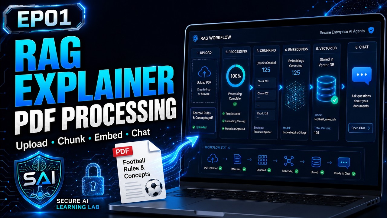 RAG Explainer EP01 | Secure Enterprise AI Agents with PDF Processing