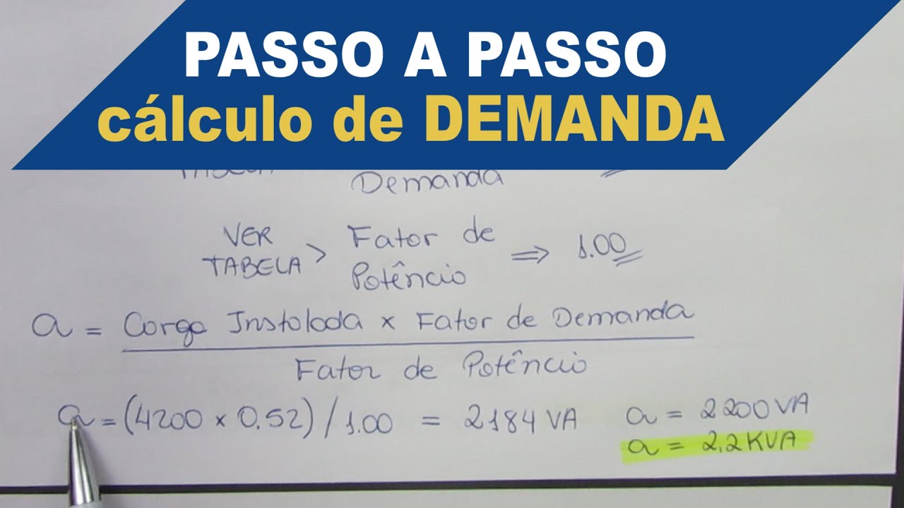 como CALCULAR A DEMANDA CONFORME A CONCESSIONÁRIA DE ENERGIA PEDE