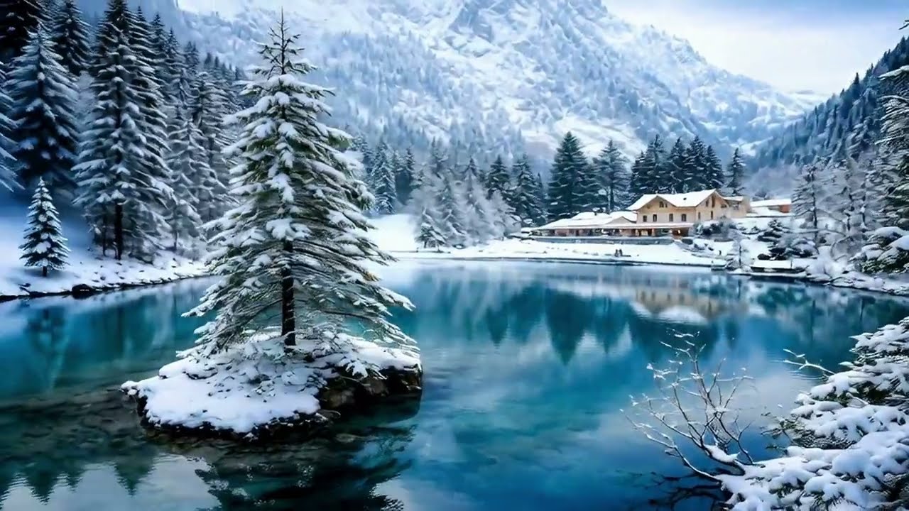 3 minuti di relax nella natura. Percorso sensoriale con suoni di acqua e passi nella neve