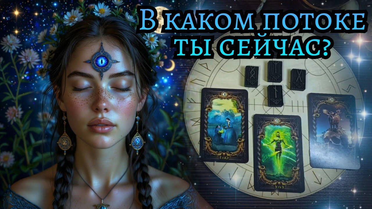 РУНЫ 🧿 О чём шепчет интуиция?🤫 В каком потоке вы сейчас?👁️
