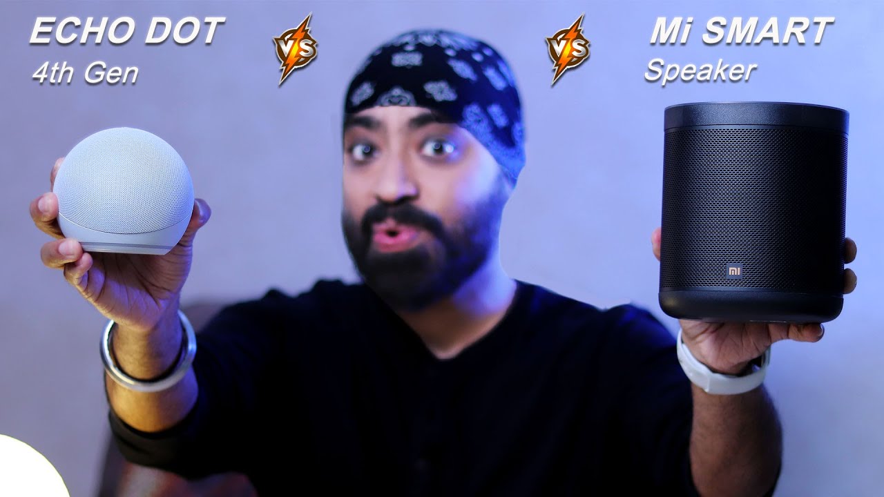COMPARISON - Amazon Alexa Echo Dot 4th Gen vs Mi Smart Speaker - Best Budget Smart Speaker 🔊 🔊