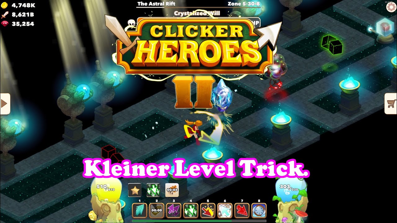 Clicker Heroes 2: Kleiner Level Trick.
