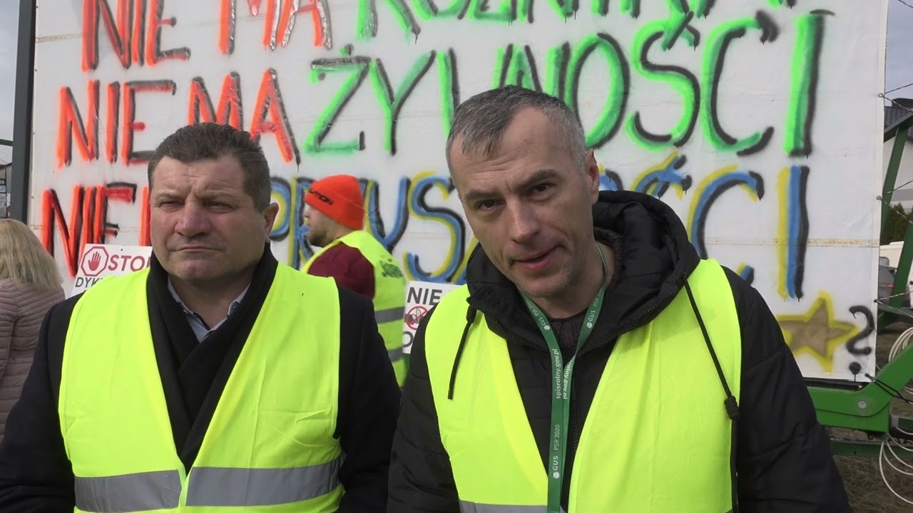 Rolnicy protestują ! Nagłowice 2024. Wypowiedź organizator&oacute;w Miasteczka Rolniczego w Nagłowicach