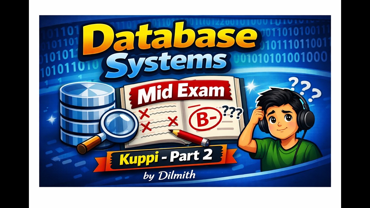 Database Systems Kuppi - Part 2 (DS Kuppi) by Dilmith