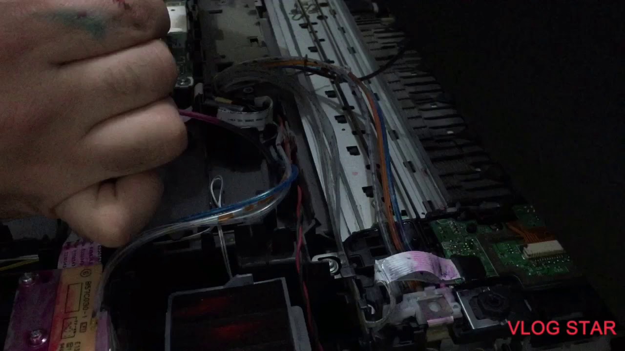 تنظيف الطابعة ونوزلاتها من الداخل وارجاعها كالجديدة brother