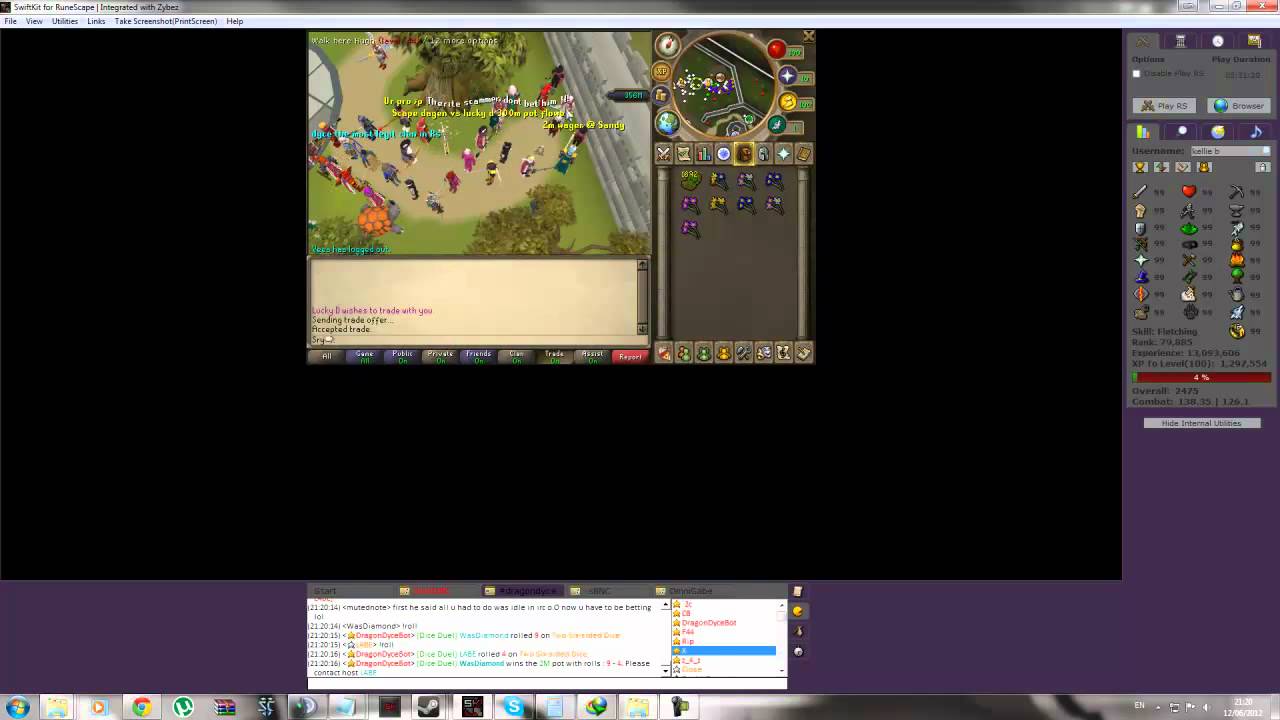 Scape vs Lucky D Massive POT DDYCE!
