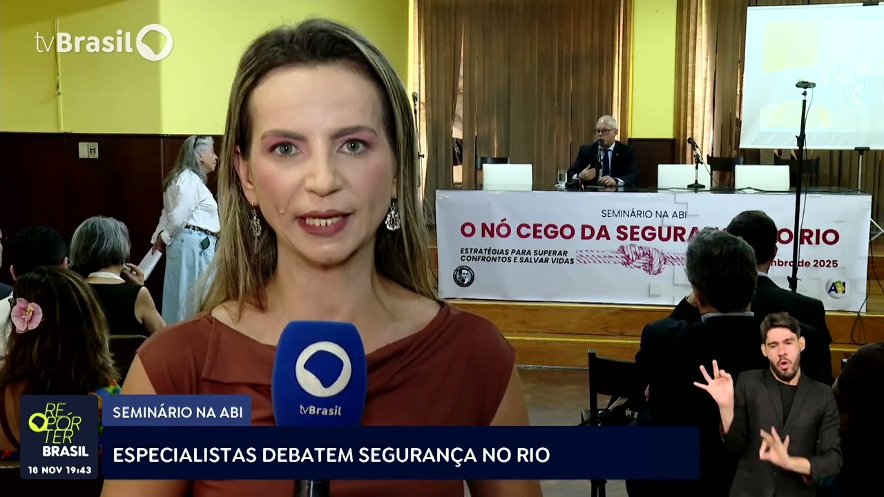 Seminário da ABI sobre Segurança no Rio