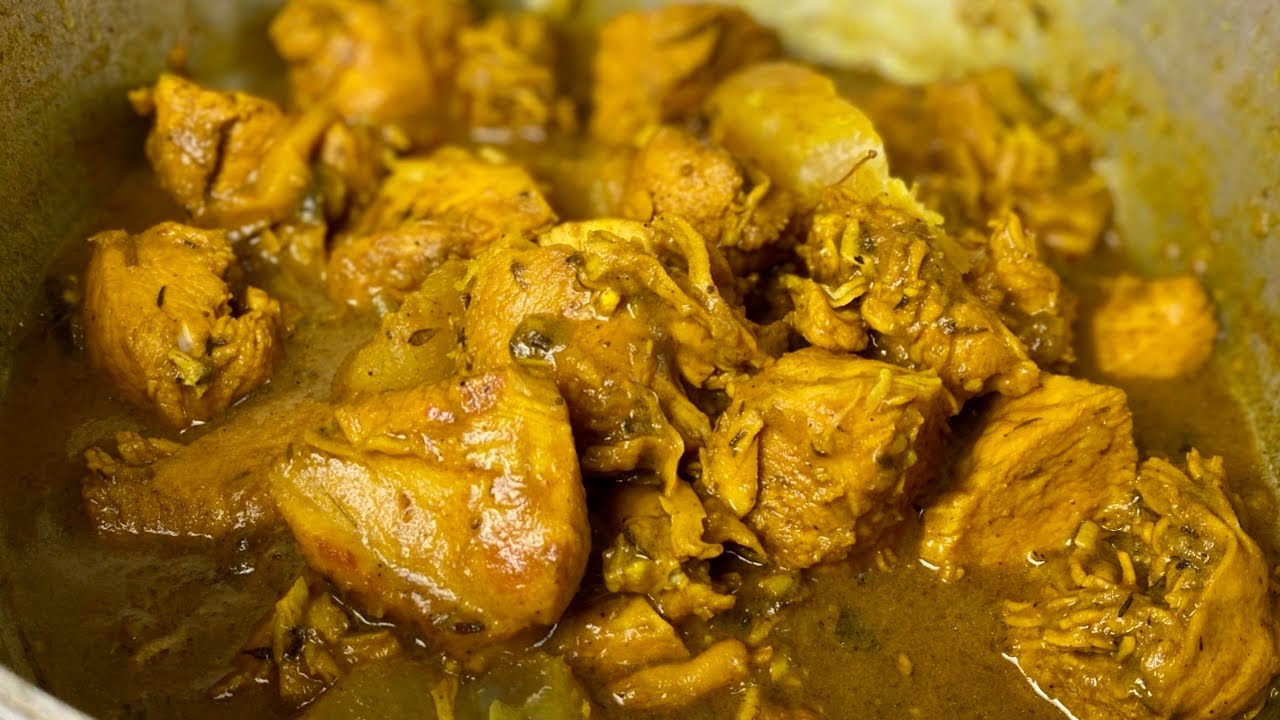 CURRY CHICKEN BREAST RECIPE / JAMAICAN STYLE