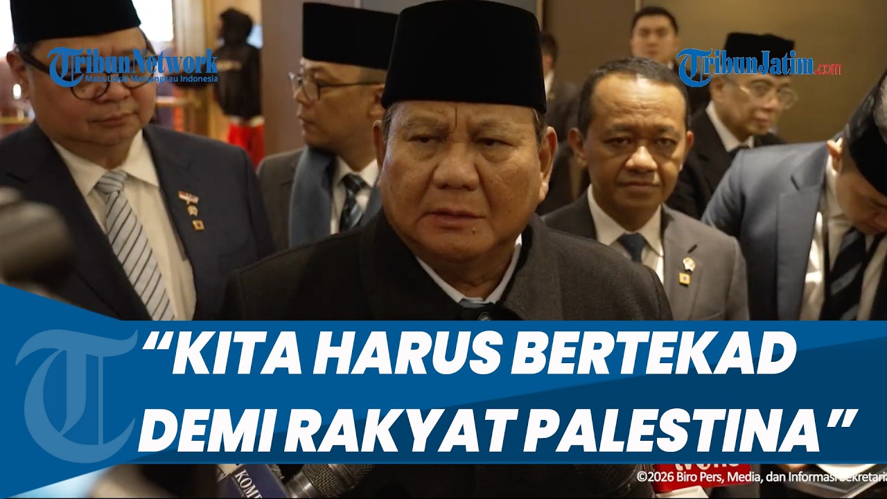 Respons Prabowo usai Hadiri BoP: Kita Harus Bertekad Demi Rakyat Palestina