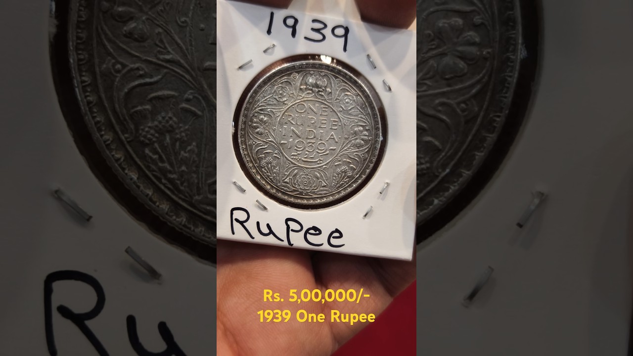 One Rupee 1939 #oldcoins #1939onerupee #rarecoins #oldcoinbuyer