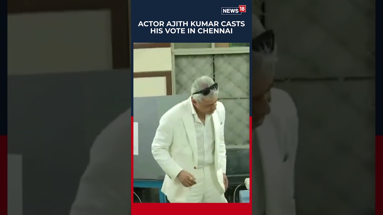 Ajith Kumar Casts Vote in Thiruvanmiyur! 