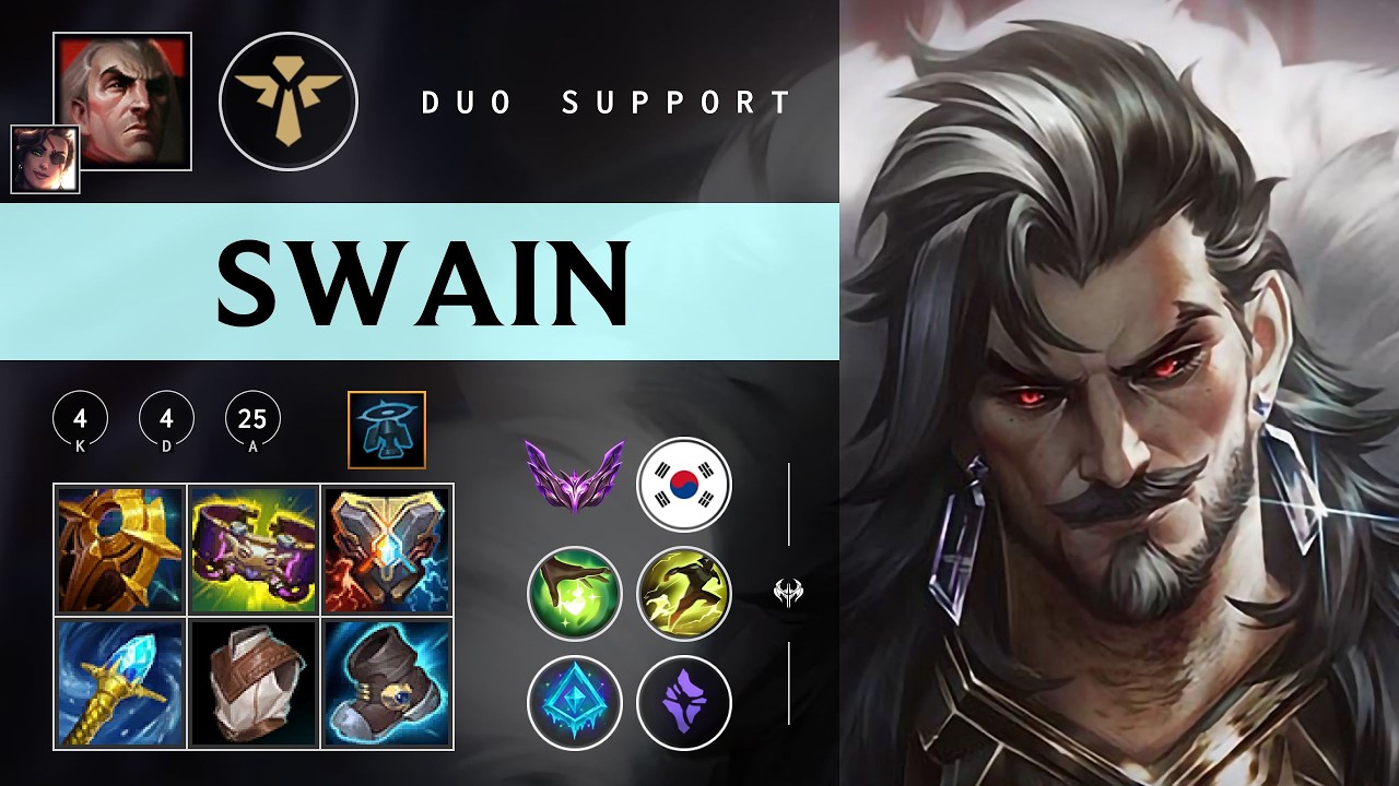 Swain Support vs Karma - KR Master Patch 26.04
