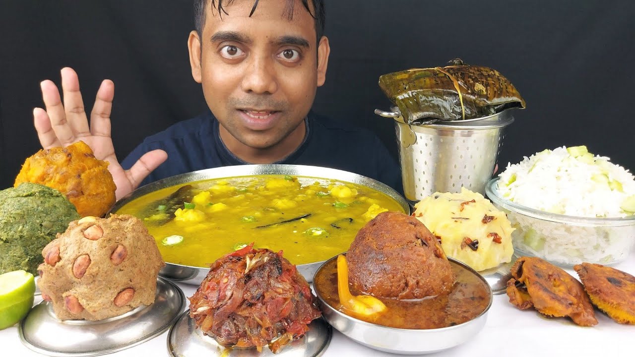 Yummy Veg INDIAN Food Eating Show MUKBANG ASMR