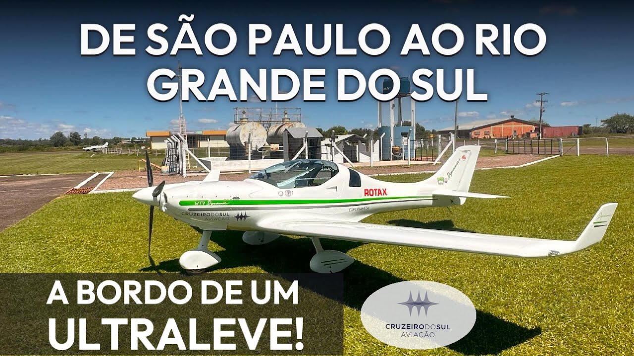 Voei meu ULTRALEVE DYNAMIC WT9 de S&Atilde;O PAULO at&eacute; o EXTREMO do RIO GRANDE DO SUL!