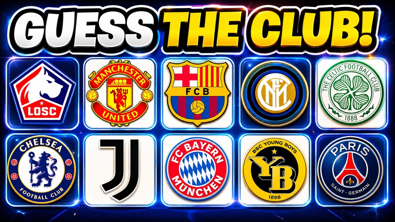 Can You Guess The Football Club Logo? ⚽🔰 | 30 Questions Quiz 2026 | Top Football Quiz