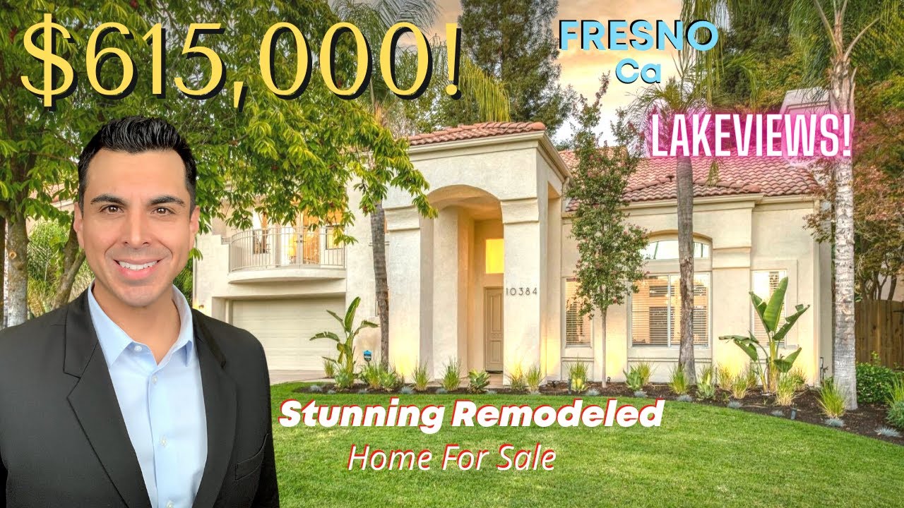 Home for Sale in Fresno CA, Stunning Remodeled  with Lakeview's ! | 3 Bedroom | 2.5 Bathroom