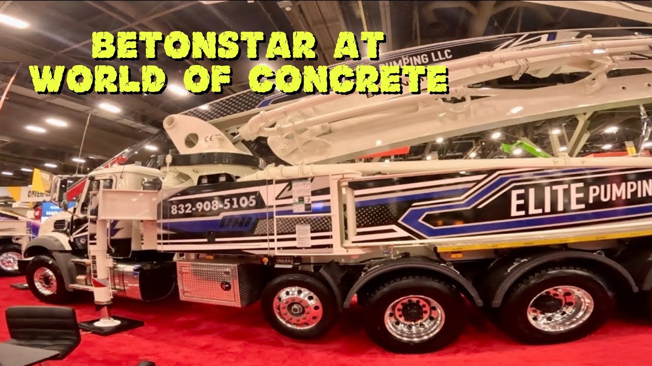 BETONSTAR Concrete Pumps at World of Concrete 2026 Las Vegas 