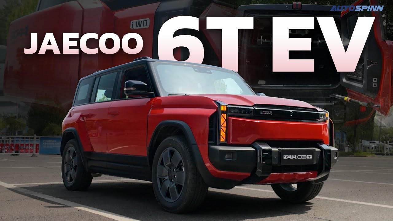 มาปีนี้ JAECOO 6T EV (iCar 03T) ตีโป่งจบจากโรงงาน