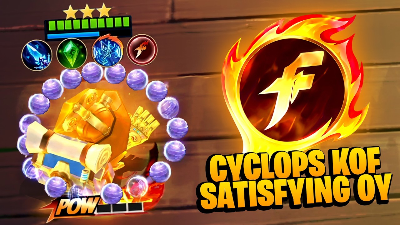 BOLA CYCLOPS BECOCORAN WOY !! 😂 - Magic Chess Gogo