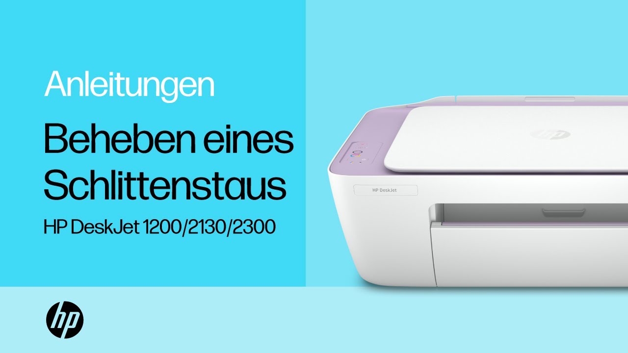 Beheben eines Druckschlittenstaus beim HP DeskJet 2132 Drucker | HP Support
