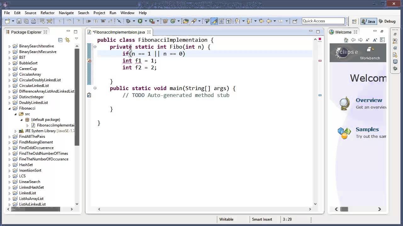 Data Structure & Alogorithm: Fibonacci Sequence