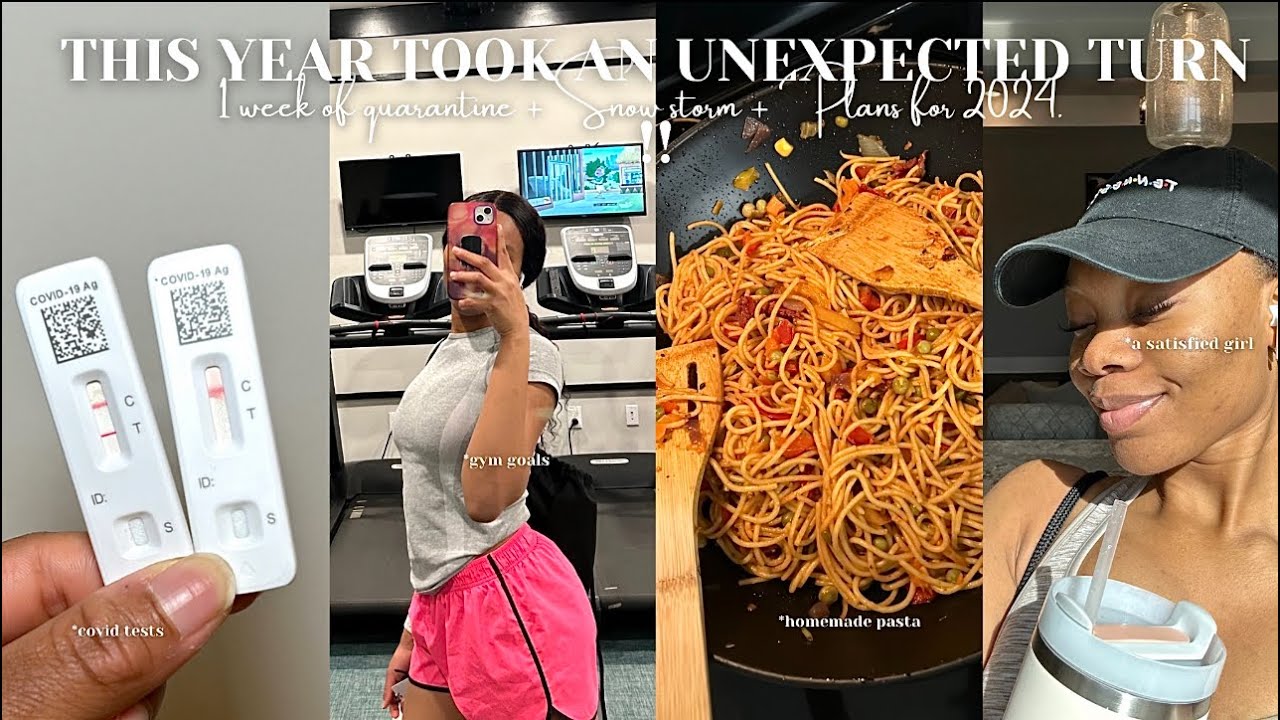 CAN WE RESTART 2024 ?! | GETTING COVID + BEING STUCK AT HOME + NEW YEAR GOALS + JANUARY UPDATE.